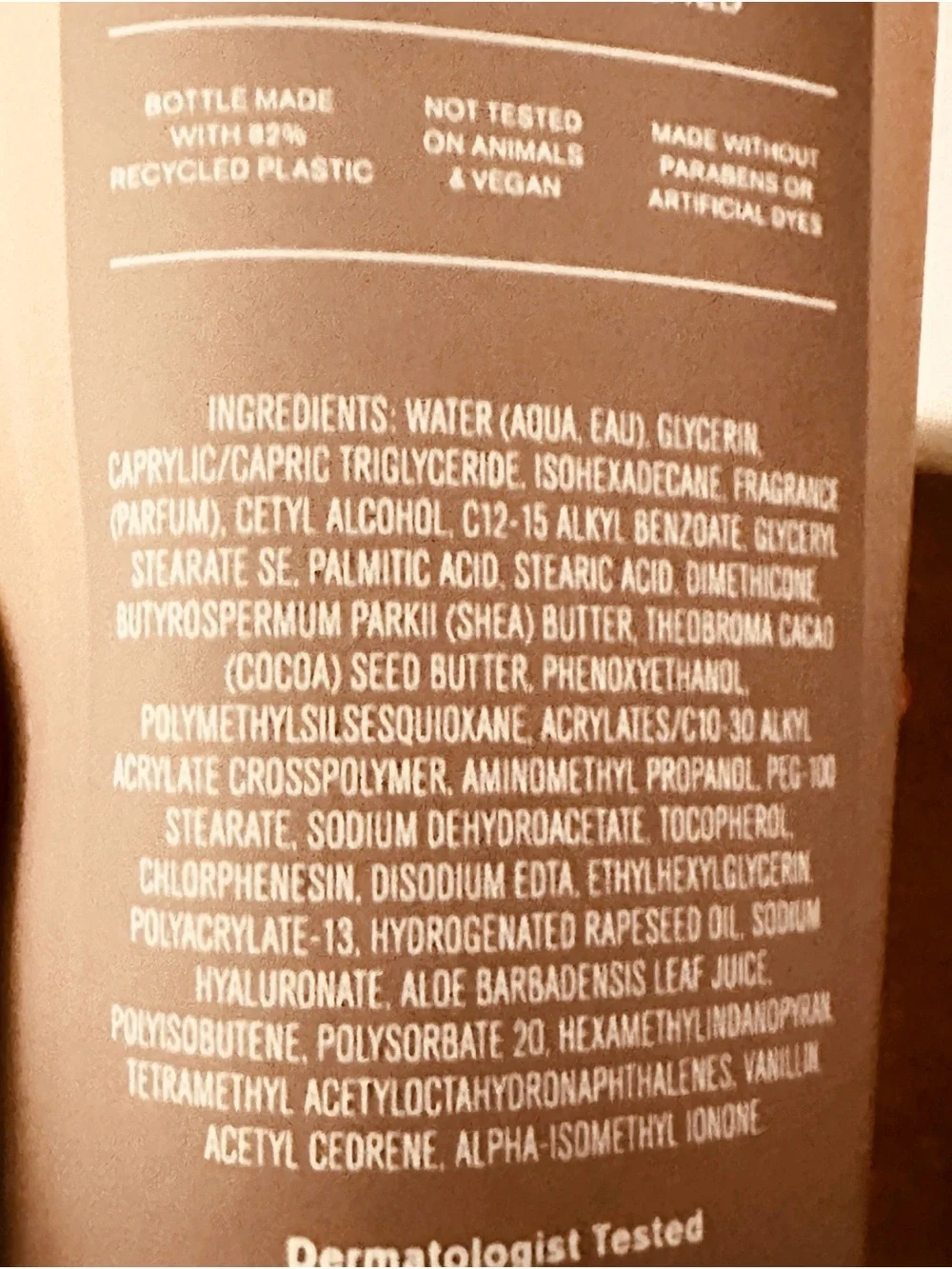 Bath & Body Works Warm Musk Body Cream - Pale Cream Tube